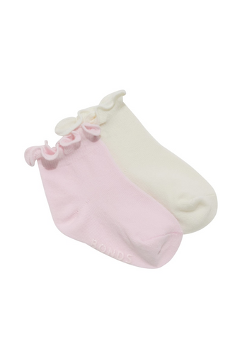 Bonds Frill Anklet Sock 2 Pack-3