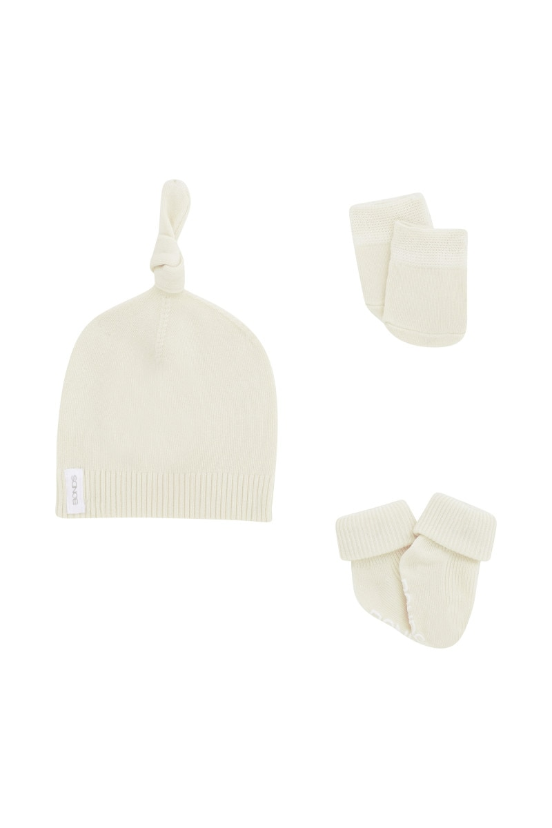 Bonds Bamboo Beanie Set - 0-3 Months-6