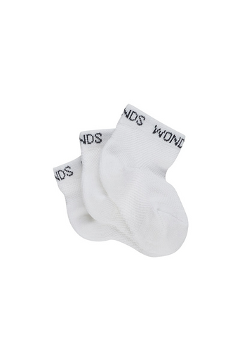 Bonds Wondercool Sock 3 Pack - White-1