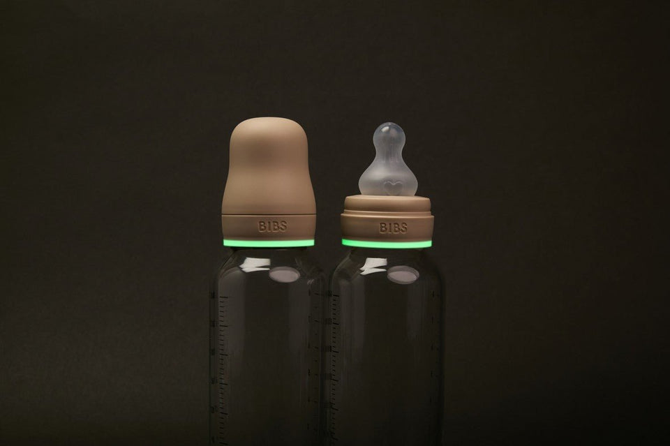 BIBS Baby Bottle Complete Set - GLOW Vanilla-3