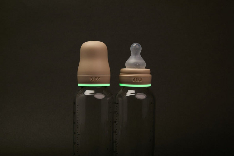 BIBS Baby Bottle Complete Set - GLOW Vanilla-3