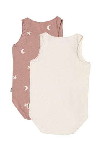 Buy Bonds Wonderbodies Singletsuit 2pack - Cream & Brown Online - Babies Nz