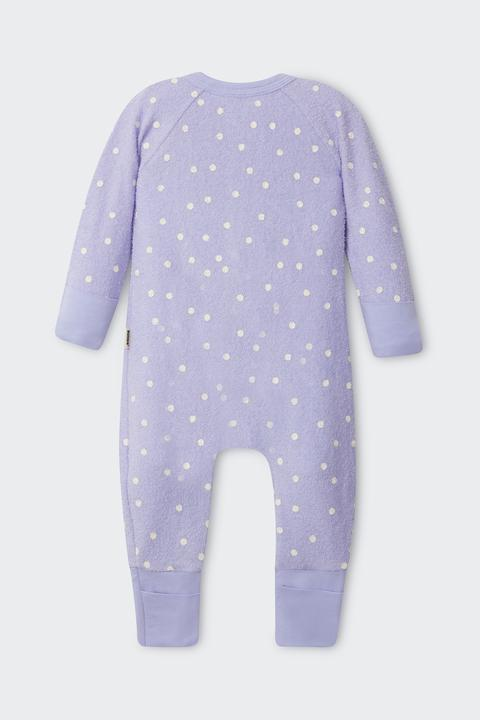 Bonds Poodlette Zip Wondersuit - Ditsy Dot Purple-1