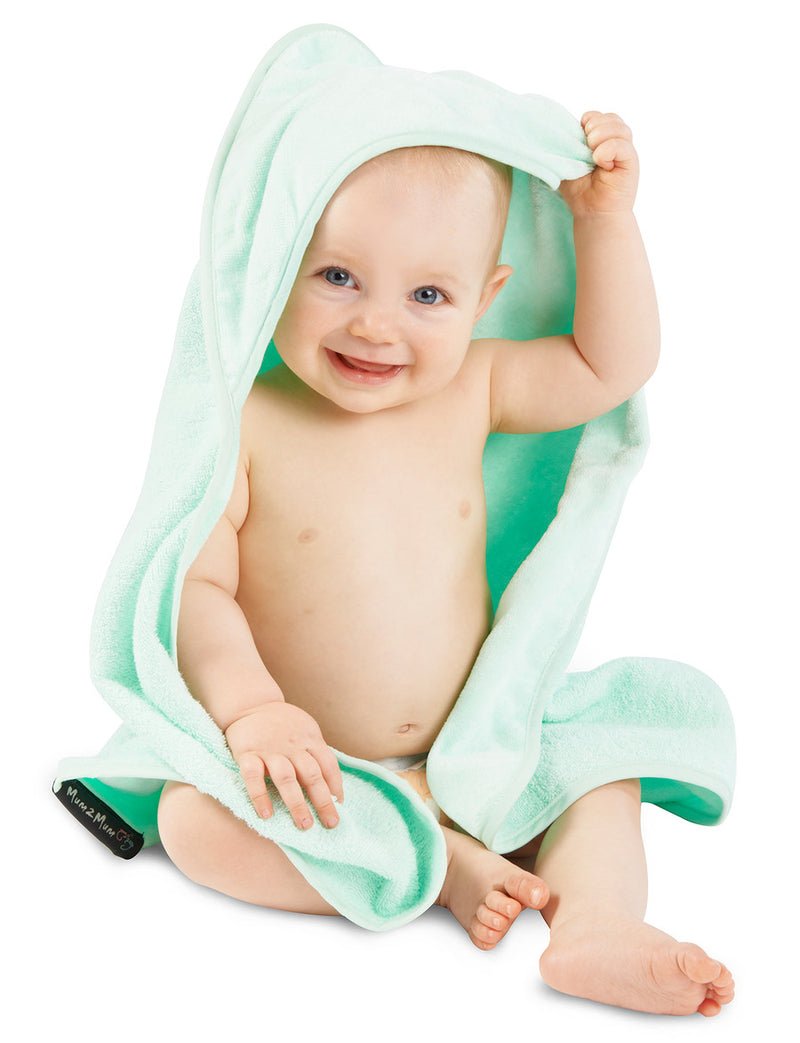 Mum 2 Mum Hooded Towels - Mint-1