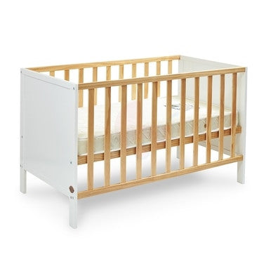 Super Nanny Addington Cot - White/Natural-1