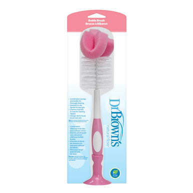 Dr Browns Bottle Cleaning Brush Large - Pink-1