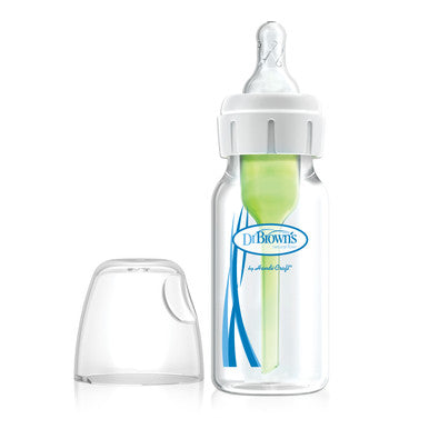 Dr Browns 120ml Narrow Neck Feeding Bottle with Level 1 teat-1