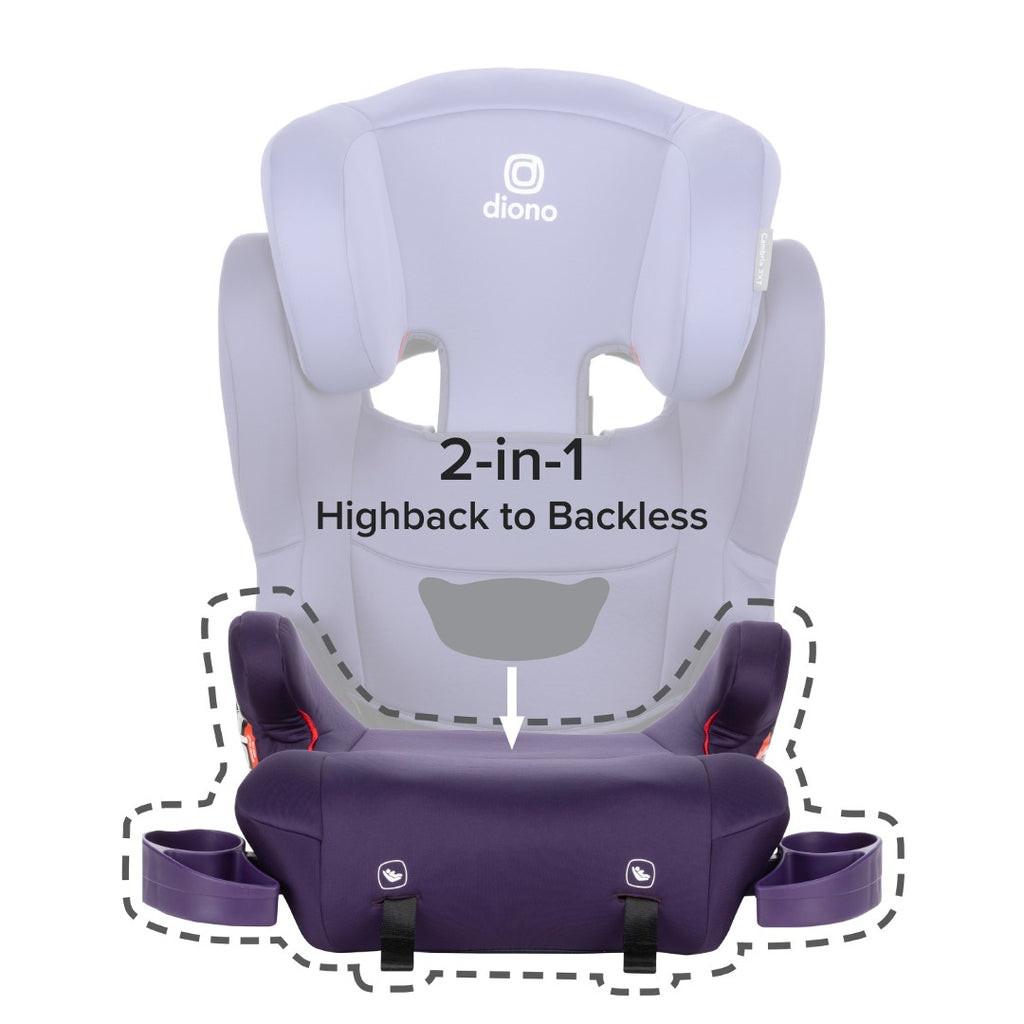 Diono Cambria 2XT Booster Seat - Purple Wildberry-3
