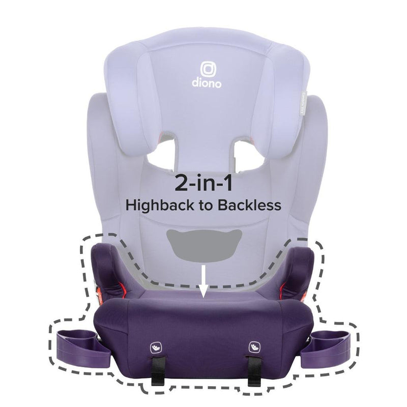Diono Cambria 2XT Booster Seat - Purple Wildberry-3