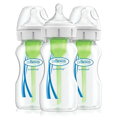 Buy Dr Browns 270ml Wide Neck Feeding Bottle -3 pack Online - Babies Nz