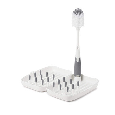 OXO Tot Travel Size Drying Rack with Bottle Brush-2