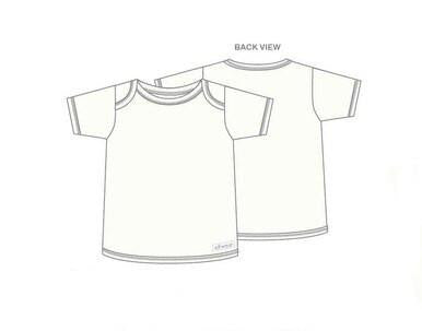 Buy Elfwear Cotton Short sleeves Vest - 12-18 months (Size 1) Online - Babies Nz