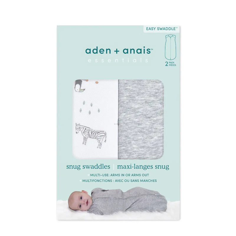 Aden & Anais Snug Swaddle 0-3 Months (2pk)-13