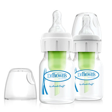 Dr Browns 60ml Narrow Neck Bottle Prem Teat 2pk-1