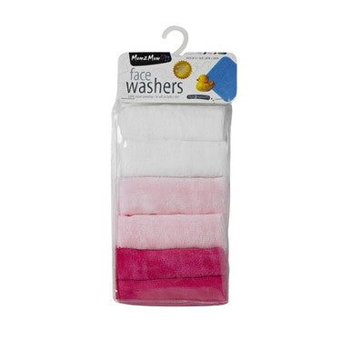 Mum 2 Mum Face Cloth - Girl 6 Pack-2