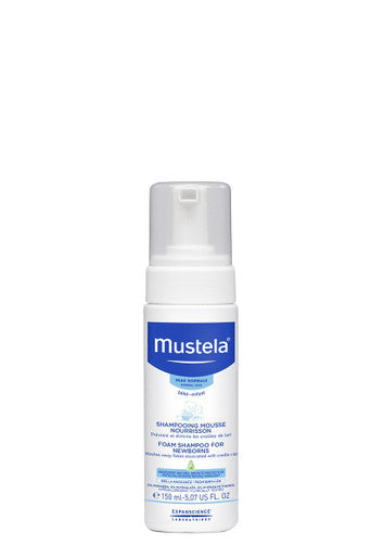 Mustela Foam Shampoo for Newborns 150ml-1