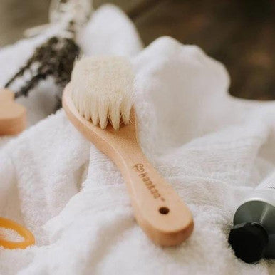 Buy Haakaa Goat Wool Baby Hair Brush Online - Babies Nz