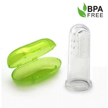 Buy Haakaa Silicone Finger Brush 1pc Online - Babies Nz