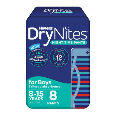 Buy Huggies DryNites Large for Boys 8s Online - Babies Nz