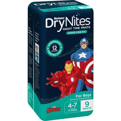 Buy Huggies DryNites Medium for Boys 9s Online - Babies Nz
