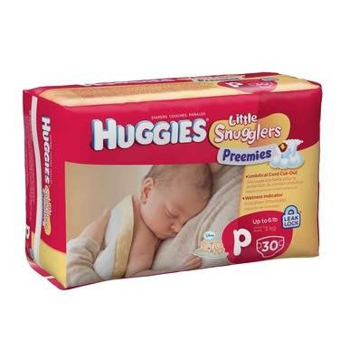 Buy Huggies Little Snugglers Premature Nappies 30s Online - Babies Nz