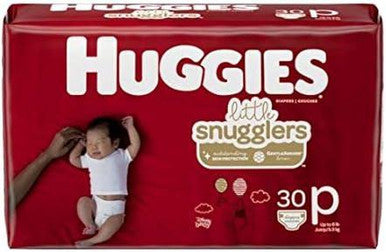 Buy Huggies Little Snugglers Premature Nappies 30s Online - Babies Nz
