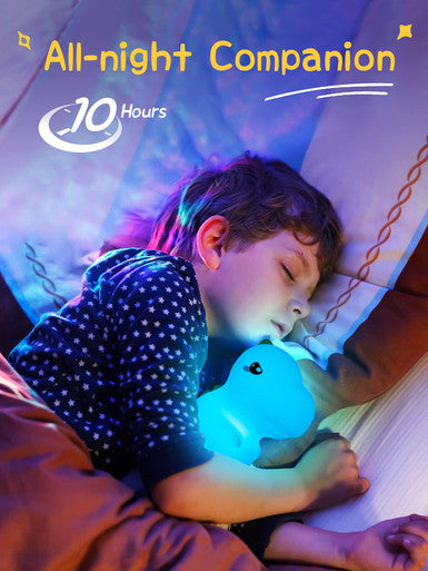 Rechargeable Silicon Dinosaur LED Night Light-3