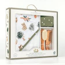 Living Textiles 4pc Baby Bath Gift Set-3