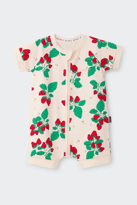 Bonds Zip Romper - Strawberry Fields-1