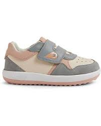 Bobux iWalk Baseline Sneaker - White Swan / Cameo Rose-1