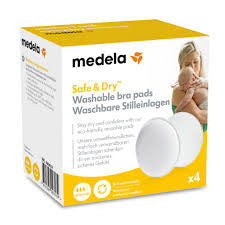 Medela Feeding Breast Pads Washable 4pk-1