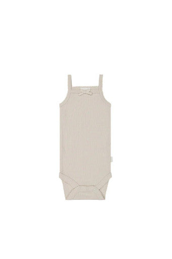 Buy Jamie Kay Organic Cotton Modal Singlet Bodysuit - Beech Online - Babies Nz