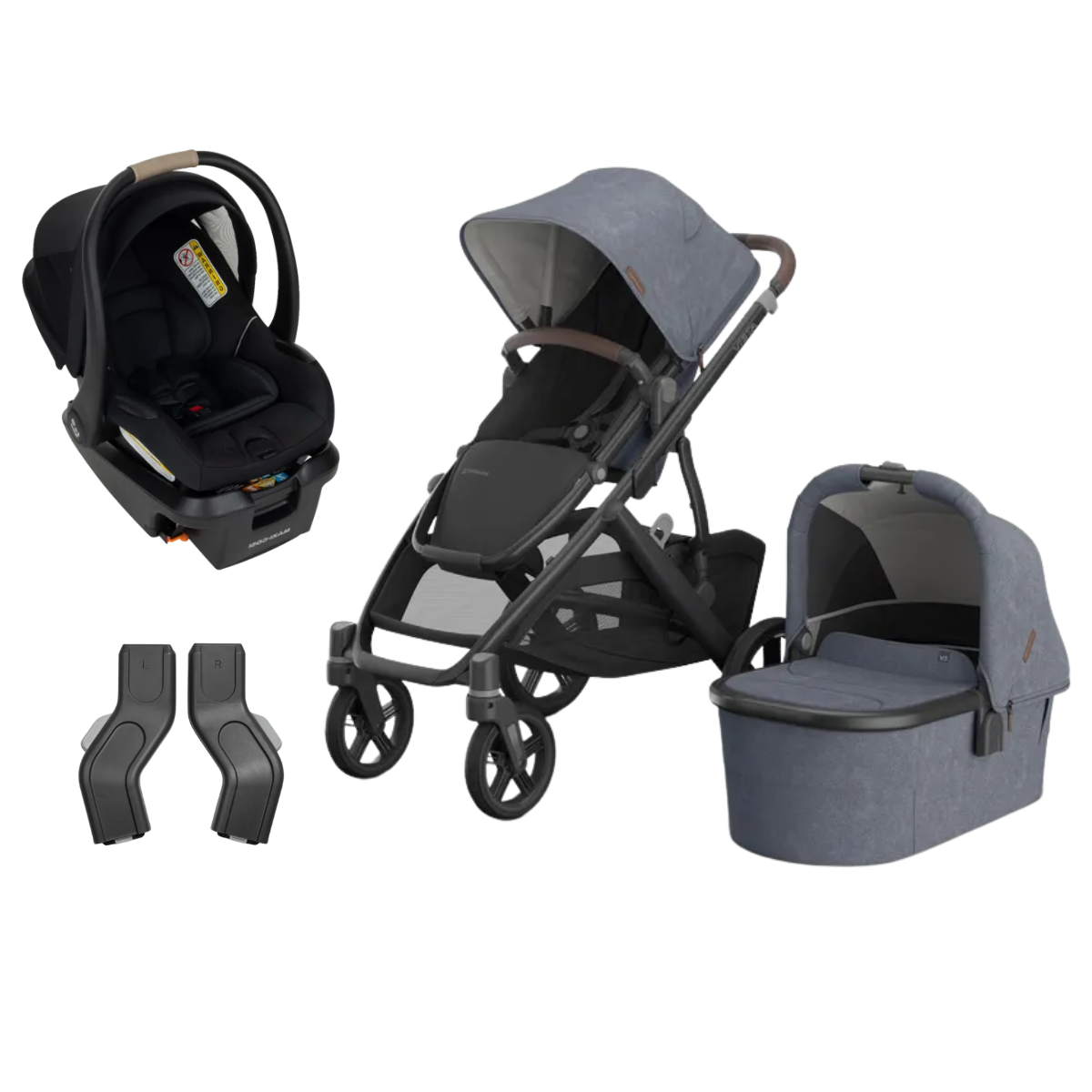 UPPAbaby Vista V3 and Maxi Cosi Mico Pro+ Bundle-6