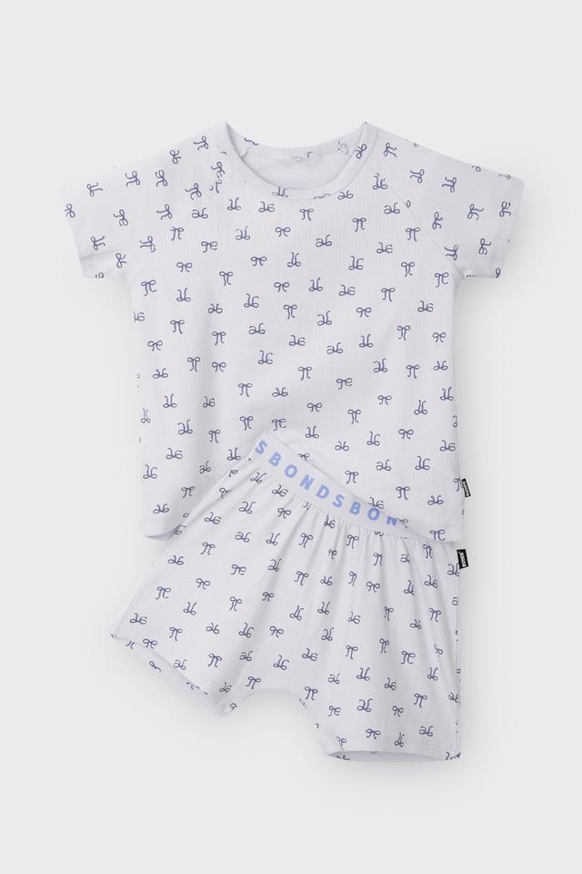 Bonds Kids Pointelle Short Sleeve Sleep Set - BowTiful-1