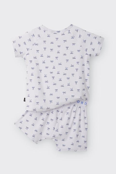 Bonds Kids Pointelle Short Sleeve Sleep Set - BowTiful-2