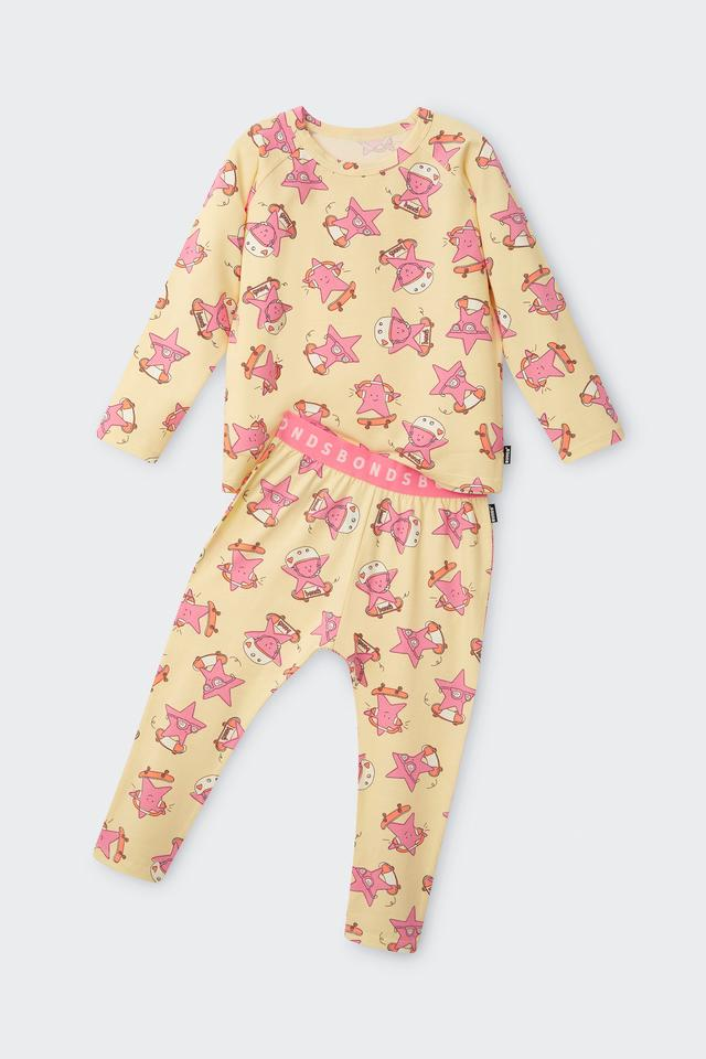 Bonds Kids Long Sleeve Sleep Set -  Star Shred Pink-1