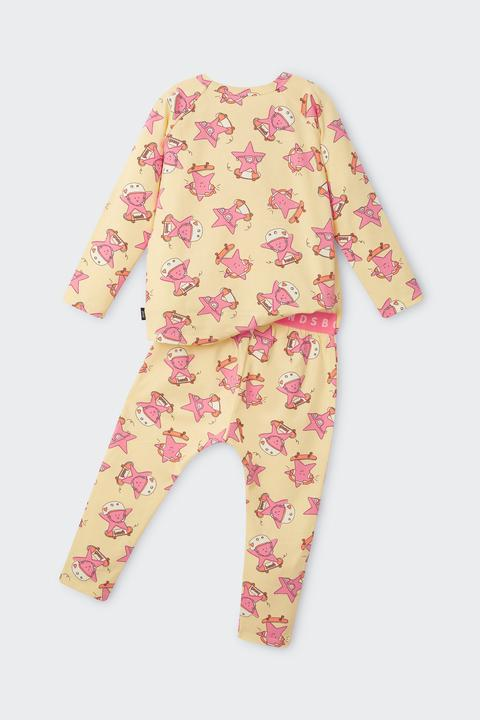 Bonds Kids Long Sleeve Sleep Set -  Star Shred Pink-2