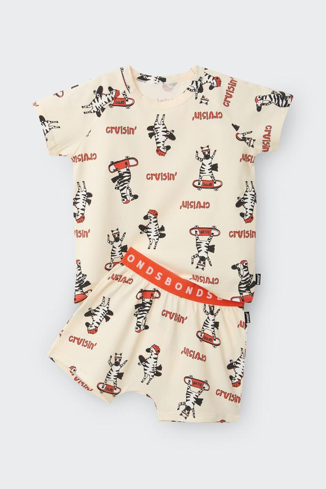 Bonds Kids Tee Sleep Set - Zig Zag Zoom Zebra-1
