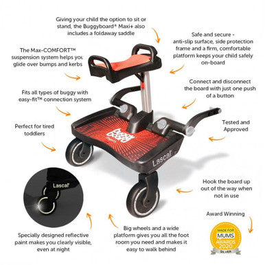 Buy Lascal BuggyBoard Maxi Plus Online - Babies Nz