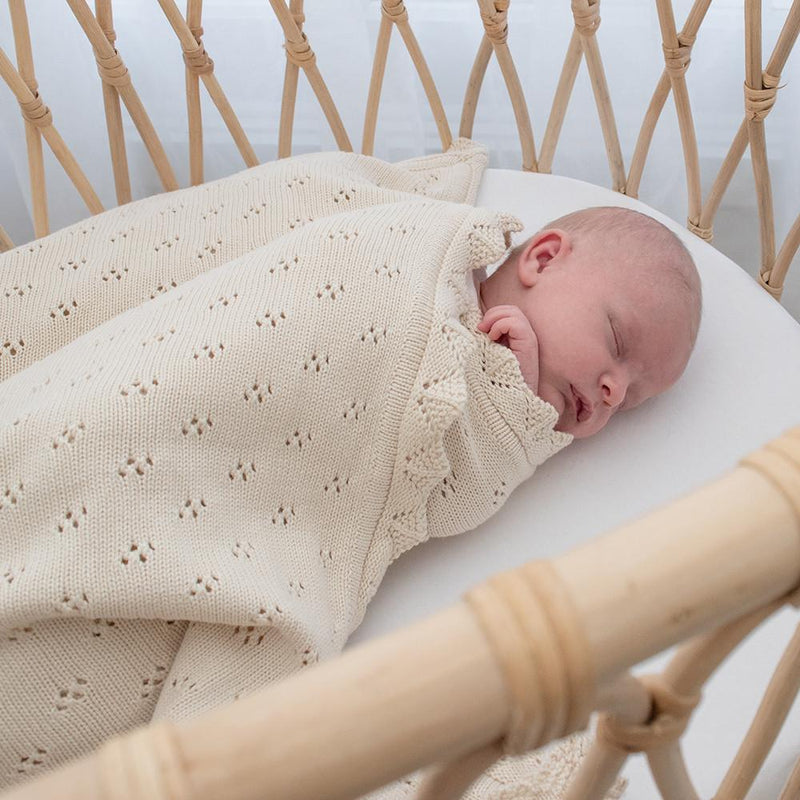 Living Textiles Bamboo Cotton Heirloom Blanket-15