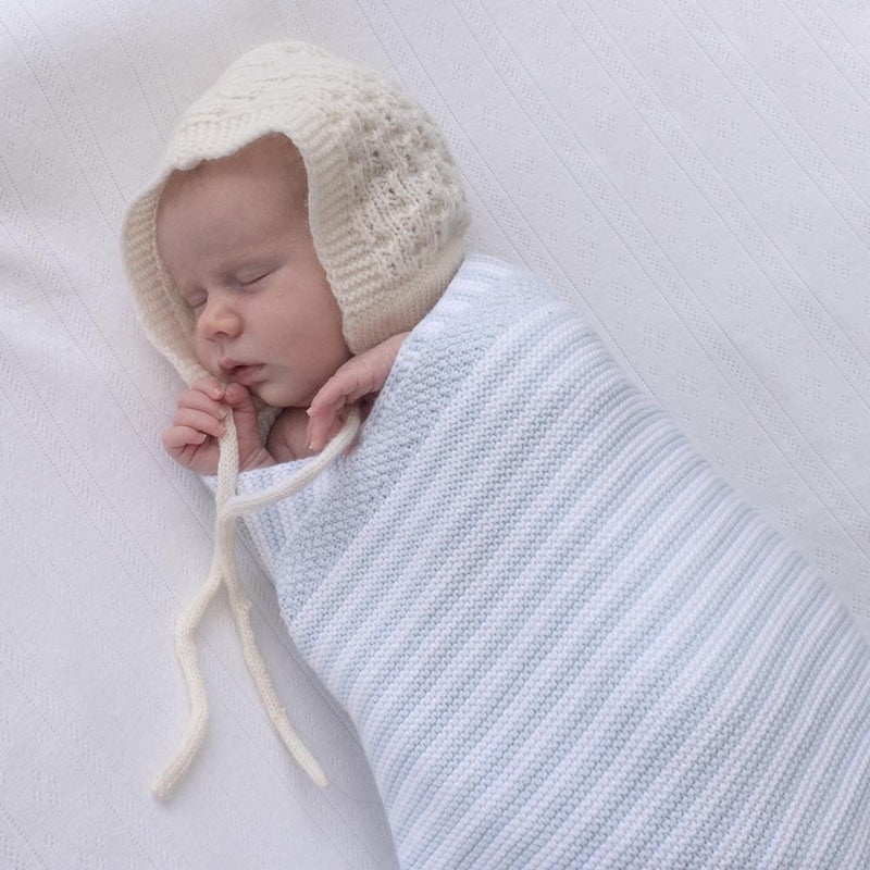 Living Textiles Cotton Knit Stripe Blanket-20