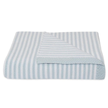 Buy Living Textiles Cotton Knit Stripe Blanket Online - Babies Nz