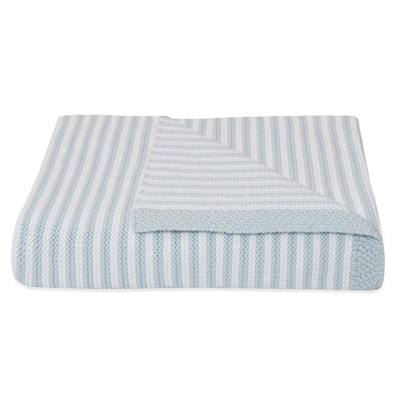 Living Textiles Cotton Knit Stripe Blanket-8