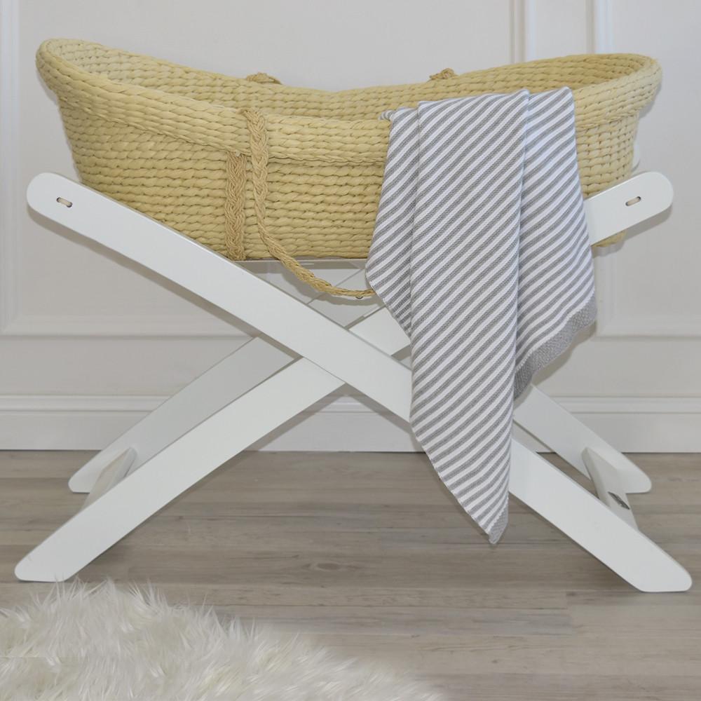 Living Textiles Cotton Knit Stripe Blanket-18