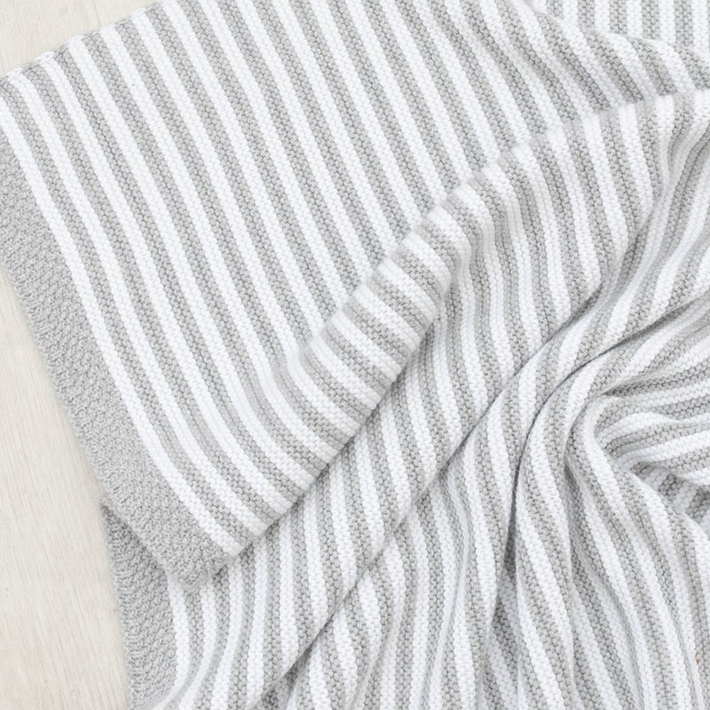 Living Textiles Cotton Knit Stripe Blanket-14