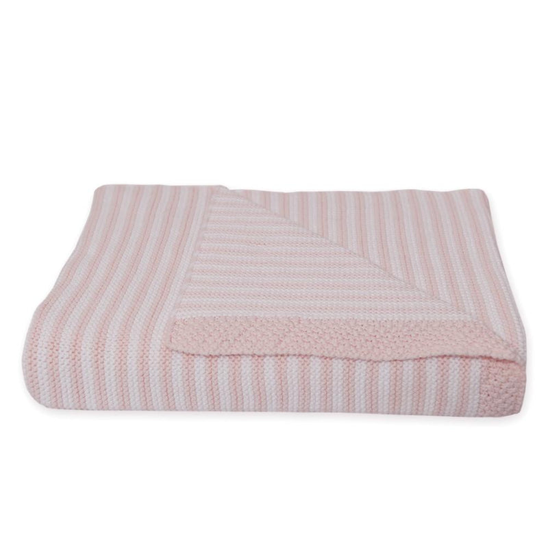 Living Textiles Cotton Knit Stripe Blanket-9