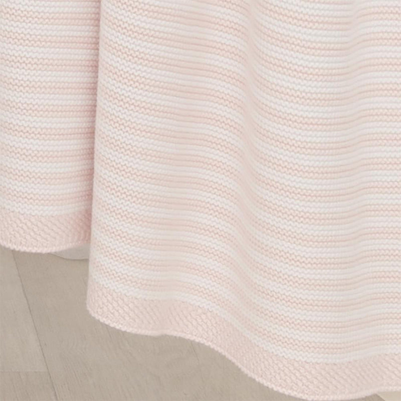 Living Textiles Cotton Knit Stripe Blanket-16