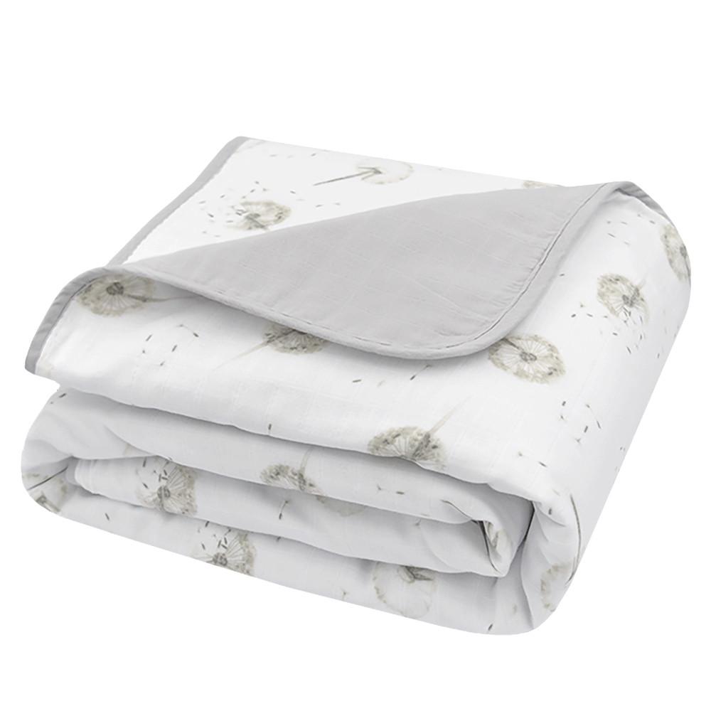 Living Textile Organic Muslin Cot Blanket-9