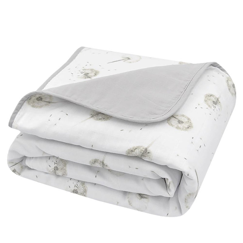 Living Textile Organic Muslin Cot Blanket-9