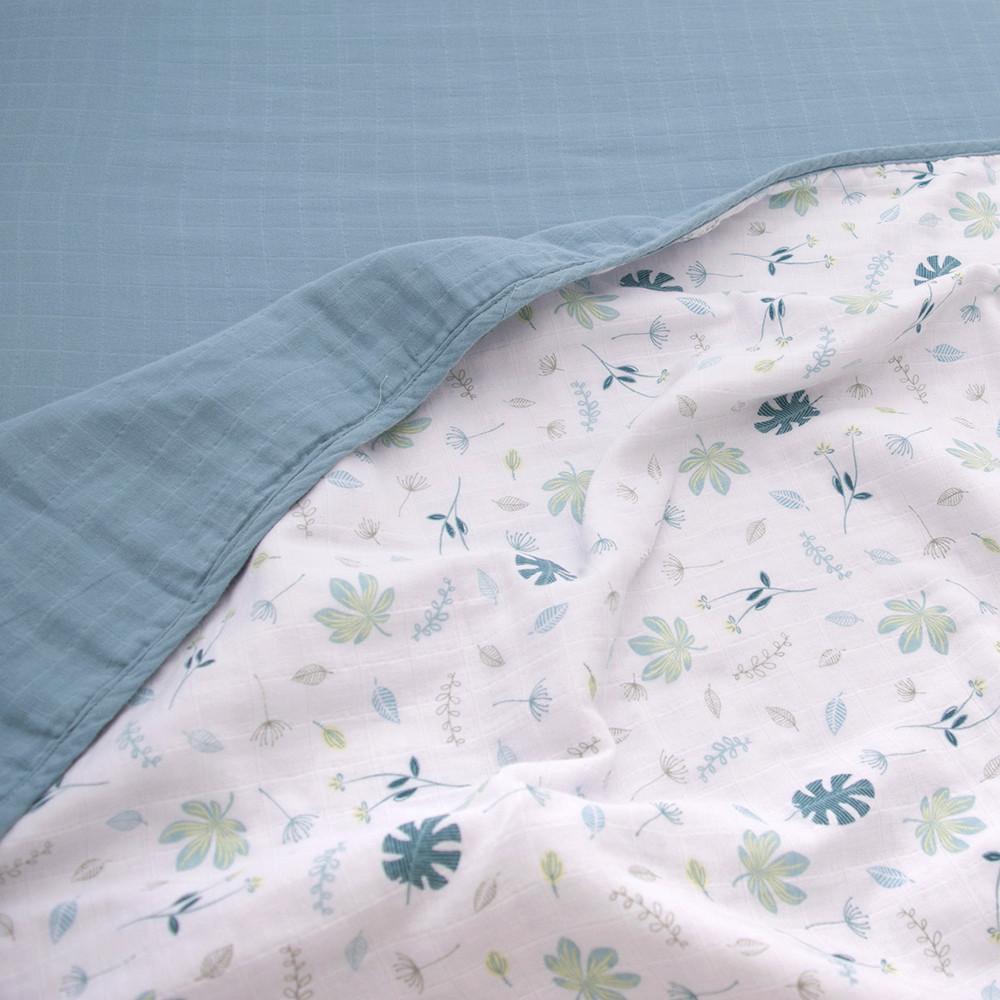 Living Textile Organic Muslin Cot Blanket-12